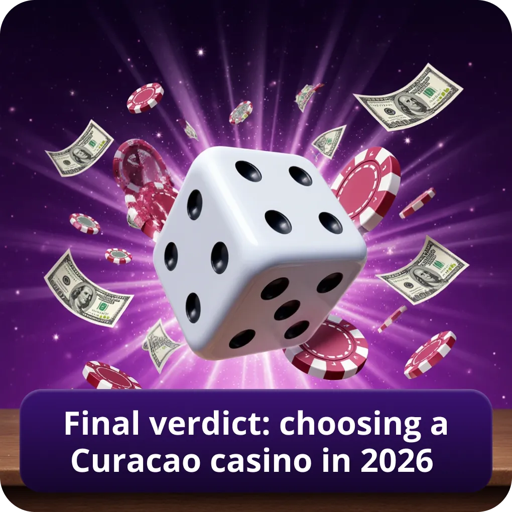 Final verdict: choosing a Curacao casino in 2026