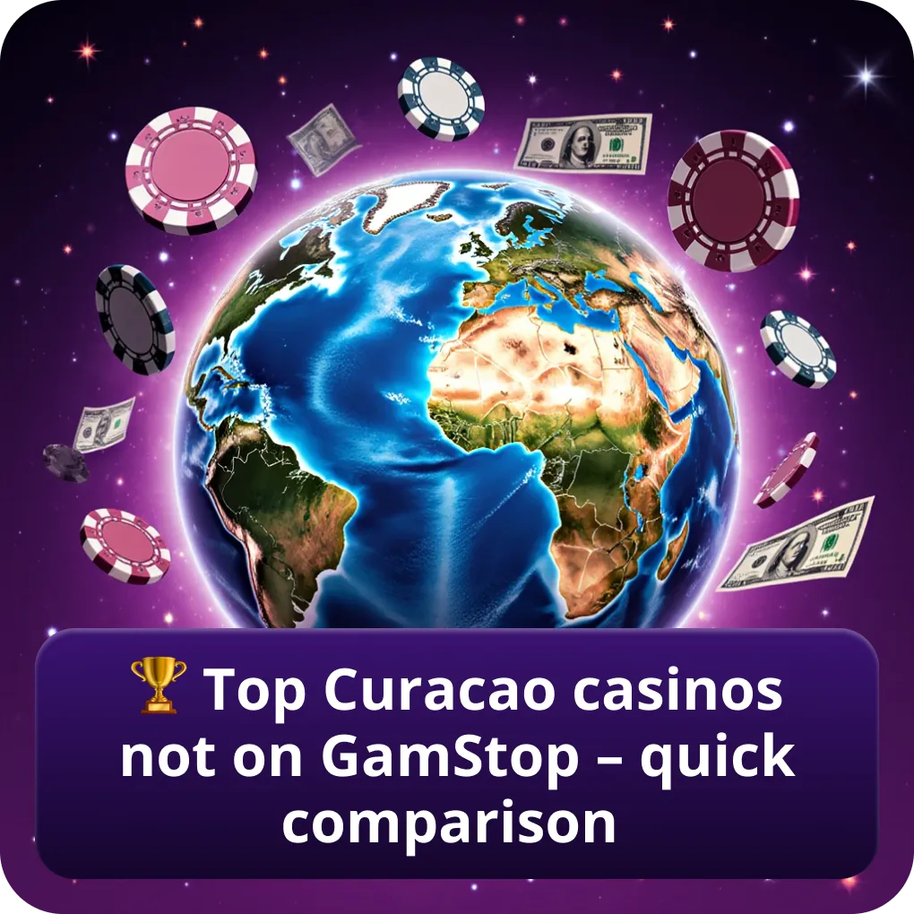 🏆 Top Curacao casinos not on GamStop – quick comparison